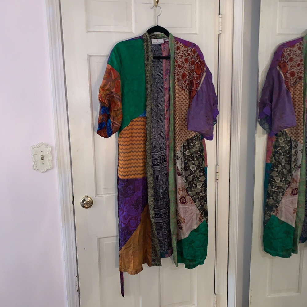 Silk robe